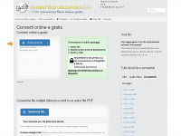 convertire-documenti.it Webseite Vorschau