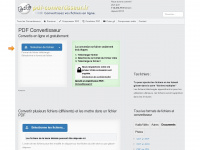 pdf-convertisseur.fr Webseite Vorschau
