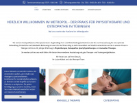 physiotherapie-tübingen.de Webseite Vorschau