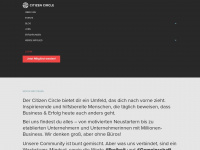 citizencircle.de Webseite Vorschau