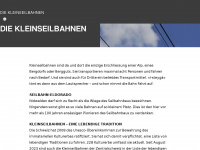 seilbahnverband-nw.ch Webseite Vorschau