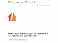 kaufmann-platten-ofenbau.ch Webseite Vorschau