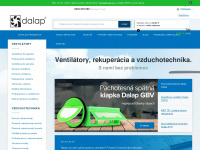 dalap.sk Webseite Vorschau