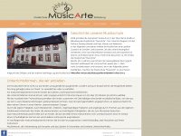 musicarte.de Webseite Vorschau