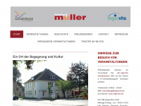 kulturhaus-mueller.de Webseite Vorschau
