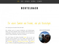 beutelbaer.jimdo.com Webseite Vorschau