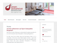 sport-osteopathie-bergedorf.de Webseite Vorschau