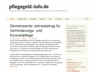pflegegeld-info.de Webseite Vorschau