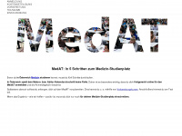 medat-termine.at Webseite Vorschau
