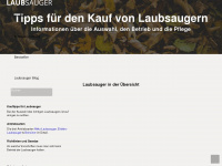laubsauger.com Webseite Vorschau
