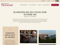 trocknerspeck.com Webseite Vorschau