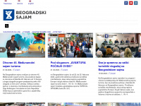 sajam.rs Webseite Vorschau