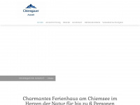 chiemgauer-auszeit.de Webseite Vorschau