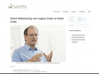 refactoring-legacy-code.net Webseite Vorschau