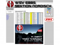 wsv-ebbs-nordisch.info Webseite Vorschau