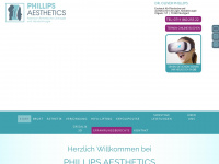 phillips-aesthetics.de Webseite Vorschau