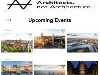 architectsnotarchitecture.com Webseite Vorschau
