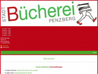 buecherei-penzberg.de Webseite Vorschau