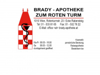 brady-apotheke.at Webseite Vorschau