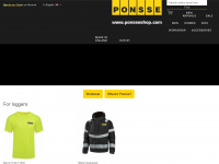 ponsseshop.com Webseite Vorschau