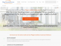 pflege-immobilien24.net Webseite Vorschau