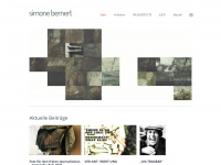 simone-bernert.com Webseite Vorschau