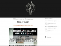 millerclan.at Webseite Vorschau