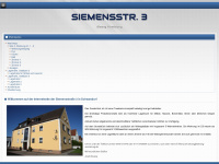 siemensstrasse3.de Webseite Vorschau