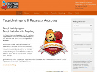 teppichwaescherei-augsburg.de Webseite Vorschau
