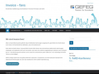 invoice.fans Webseite Vorschau