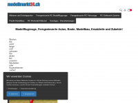 modellmarkt24.ch Webseite Vorschau