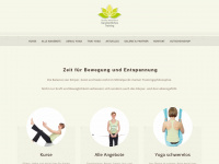 pilates-yoga-training.de Webseite Vorschau