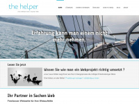 thehelper.de Webseite Vorschau