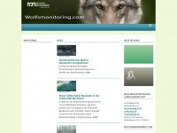 wolfsmonitoring.com Webseite Vorschau