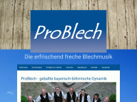 pro-blech.de Webseite Vorschau
