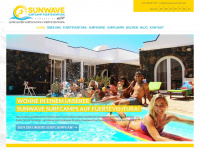 sunwavesurfcamp.de Webseite Vorschau