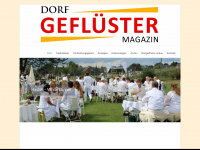 dorf-gefluester.com Webseite Vorschau