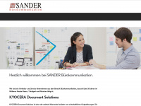 sander-kyocera.de Webseite Vorschau