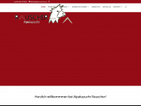 alpaka-rauscher.at Webseite Vorschau