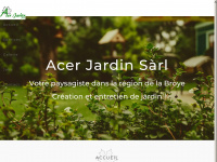 acer-jardin.ch Webseite Vorschau