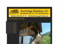 zurbruegg-holzbau.ch Webseite Vorschau