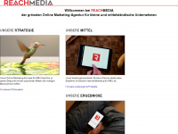 reachmedia.ch Webseite Vorschau