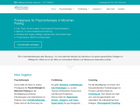 psychotherapie-hughes.de Webseite Vorschau
