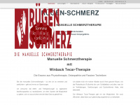 rügen-schmerz.de Webseite Vorschau