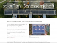 solarrafz.ch Webseite Vorschau