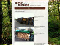 zahner-brennholz.ch Webseite Vorschau