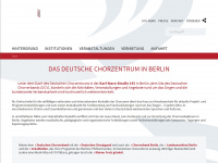 deutsches-chorzentrum.de Webseite Vorschau