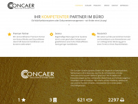 concaer.de Webseite Vorschau