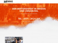 winterdienst-hennig.de Webseite Vorschau