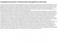 umzugsfirma-kuesnacht.ch Webseite Vorschau